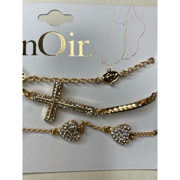 nOIr Cross Anklets 5/20 - Picture 2 of 3